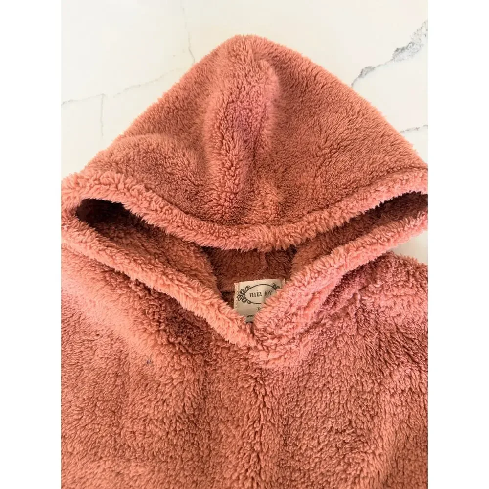 Joyfolie Mia Joy Ponchama Pink Hooded Toddler Poncho